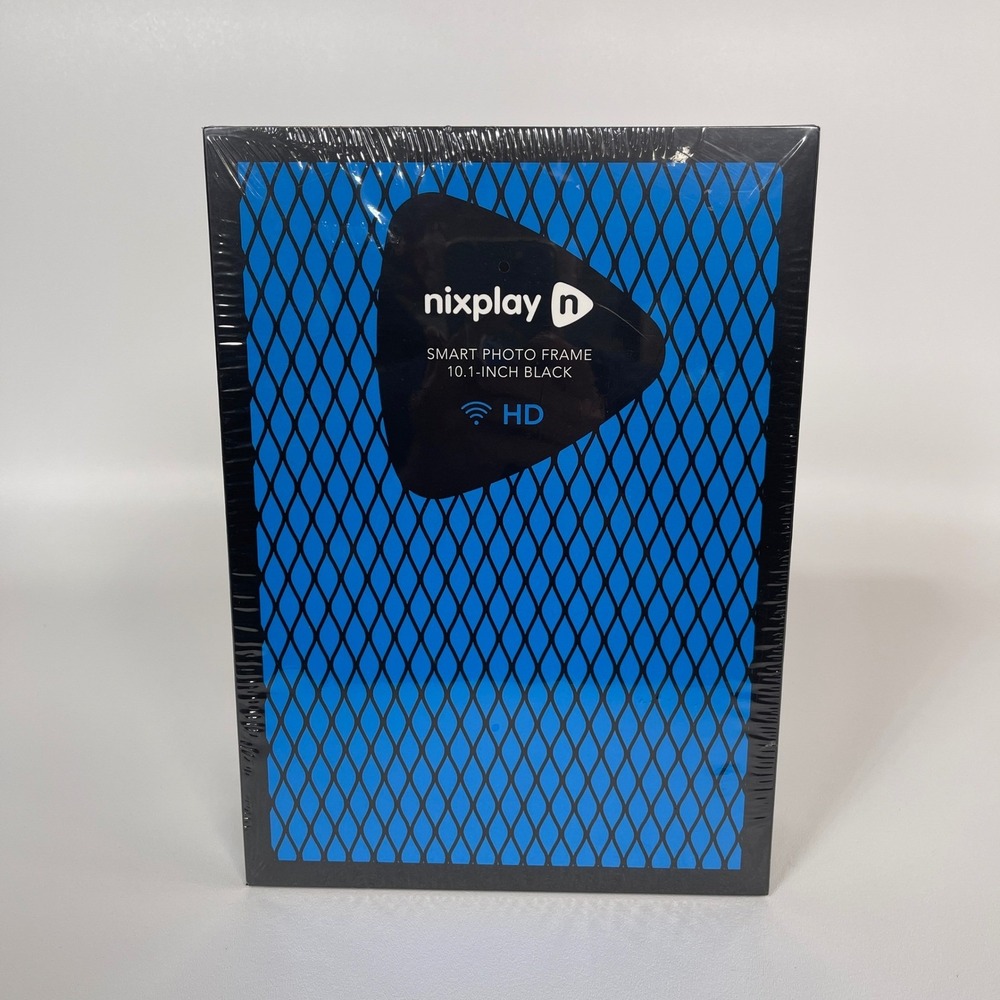Nixplay Smart Photo Frame 10.1-inch Black HD WiFi W10F - New/Sealed